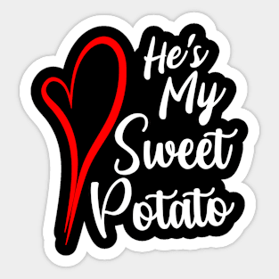 He's My Sweet Potato Sticker